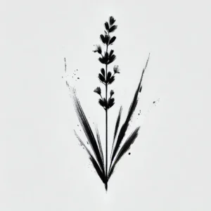lavender tattoo idea